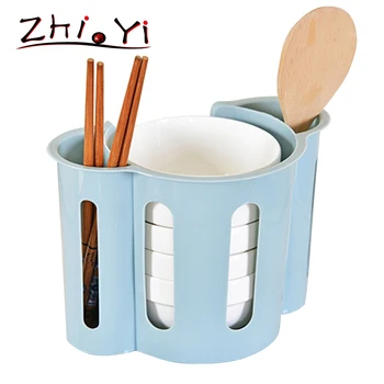 

Creative Kitchen Multifunction Storage Rack Bowl Plate Spoon Chopsticks Organizer Storage Holders & Racks Accessories Supplies