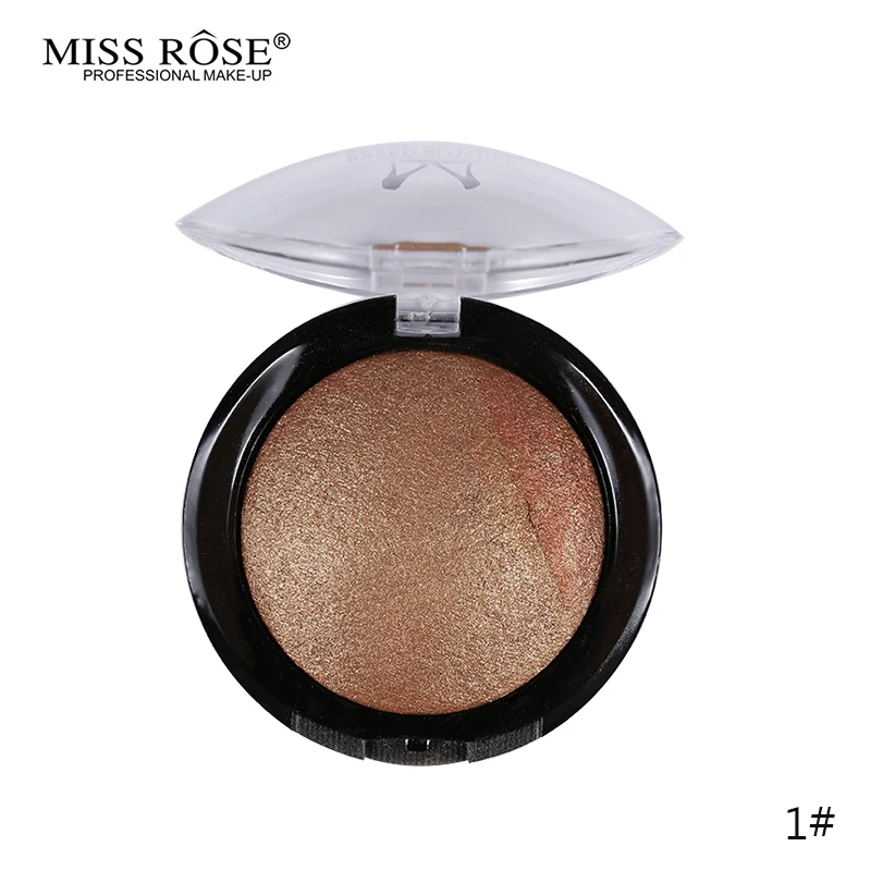 MISS ROSE beauty, Румяна для лица, запеченные для щек, цветные бронзаторы, румяна, палитра цветов, ete, гладкие косметические тени, макияж, длительное покрытие