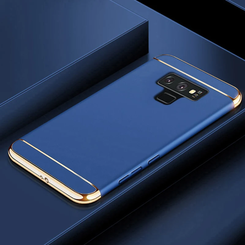 

YonLinTan capinha,coque,case,cover for Samsung Galaxy Note 9 Note9 back Luxury phone Hard 360 plastic 3d cute Original Cases