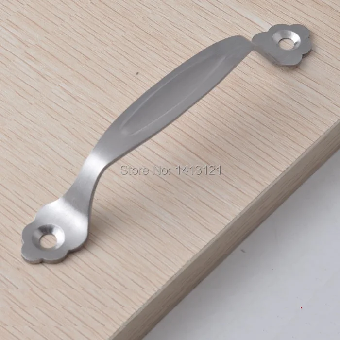 

free shipping metal handle stainless steel furniture handle Simple drawer pull shoe closet door handle European knob hardware