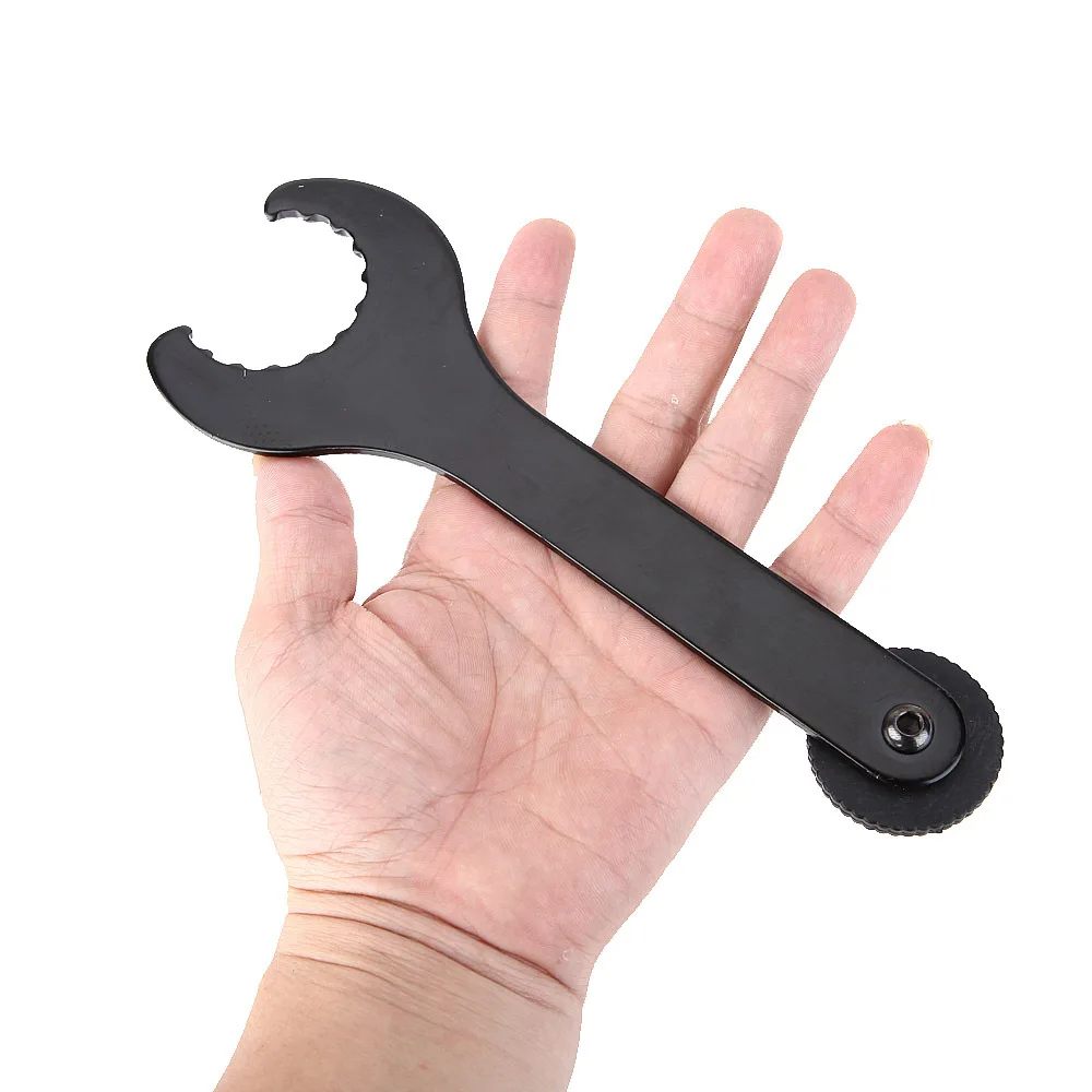 Best Shimano MTB Road Bike 2 In 1 Bicycle Bottom Bracket Install Spanner Wrench Crankset Repair Tool Bicycle Crank Cover Removal Kits