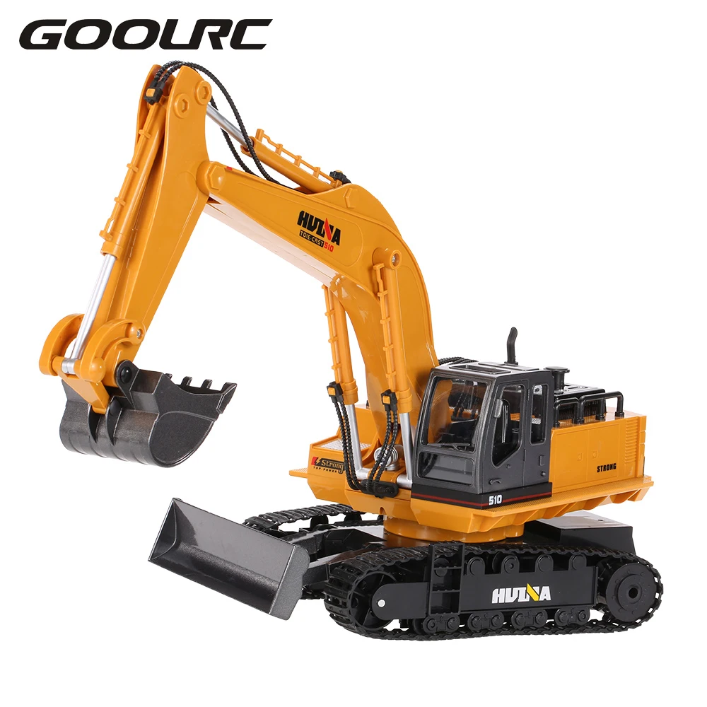 

Original TOYS NO.1510 2.4GHz 11CH Alloy Engineering Electronic Excavator Heavy Machinery RC Toys Car Truck
