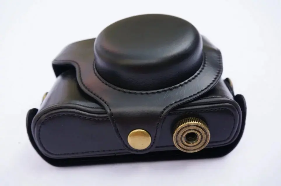 Камера видео сумка PU Жесткий чехол для Panasonic Lumix DMC-LX7 LX7 LX5 LX3 LX-7 LX-5 LX-3 Камера с плеча ремень