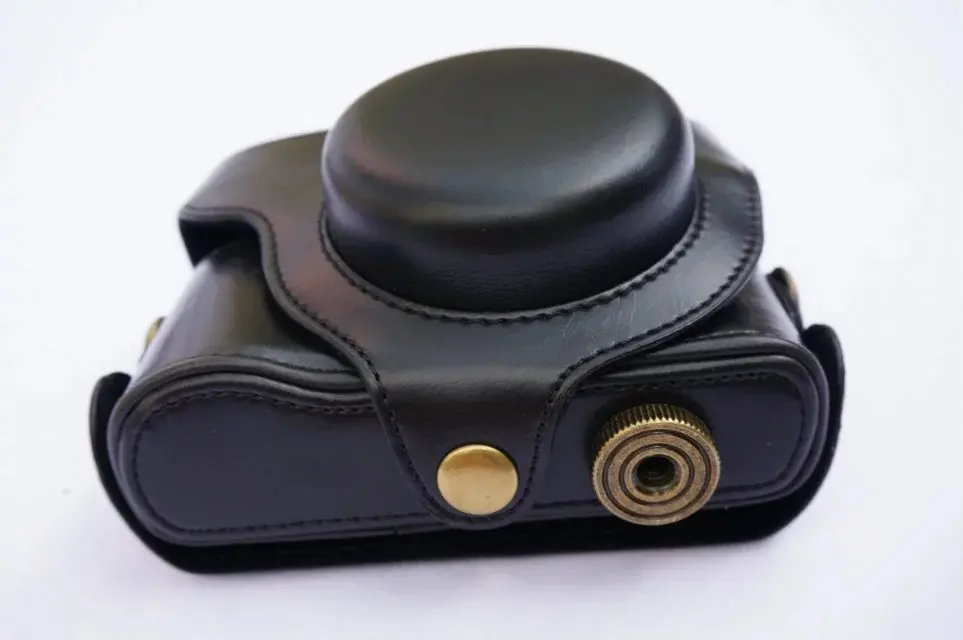 Capa de Vídeo em pu para Panasonic Capa Rígida para Câmera Lumix Visual Lx7 Lx5 Lx3 com Alça Shoudler - Image 3