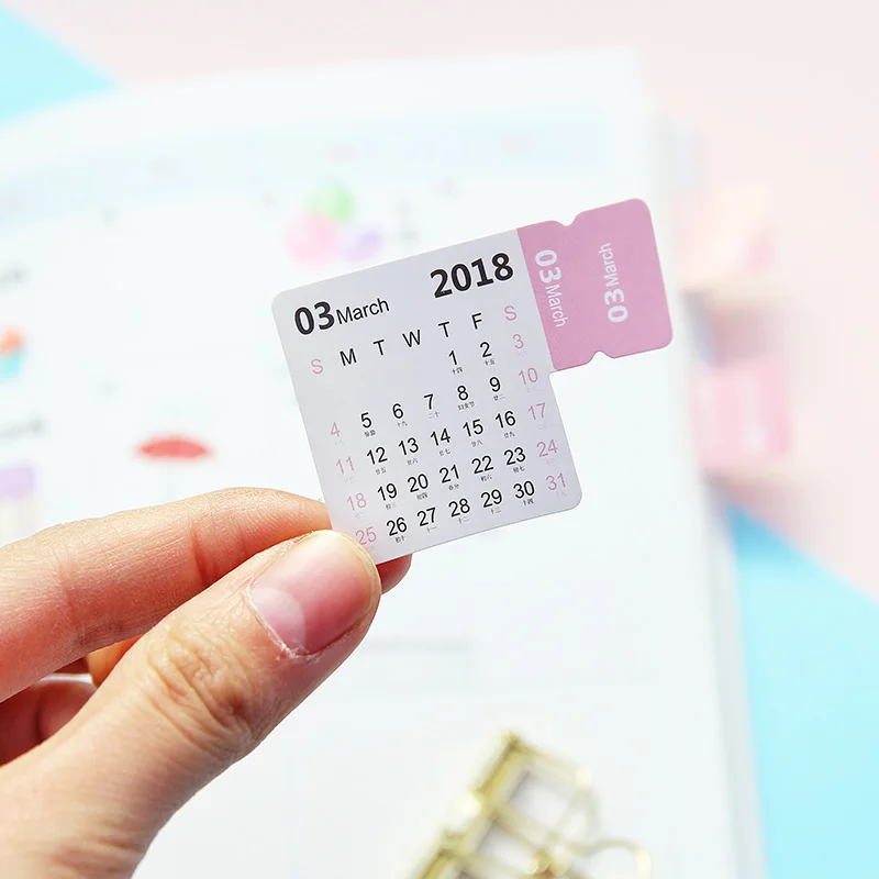 Calendars Calendar Sticker Index Sticker Date Color Marker Bills 