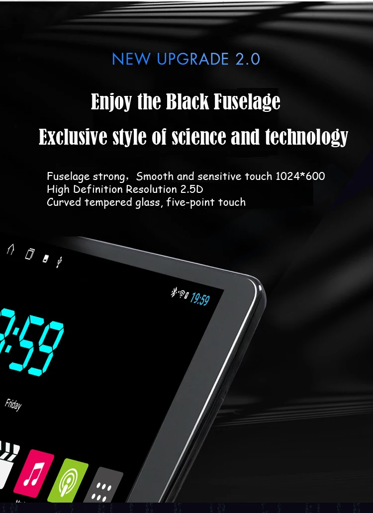 Discount Original Universal car multimedia player 7’’ HD 1din Touch-screen Radio stereo support in-car Bluetooth/WIFI/FM/AM/USB/AUX/MAP 5