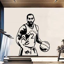 Toronto Raptors Basketball Kawhi Leonard Fmvp Vinyl Wall Sticker Decals For Kids Bedroom Decor Wallpaper Rooms Decoration