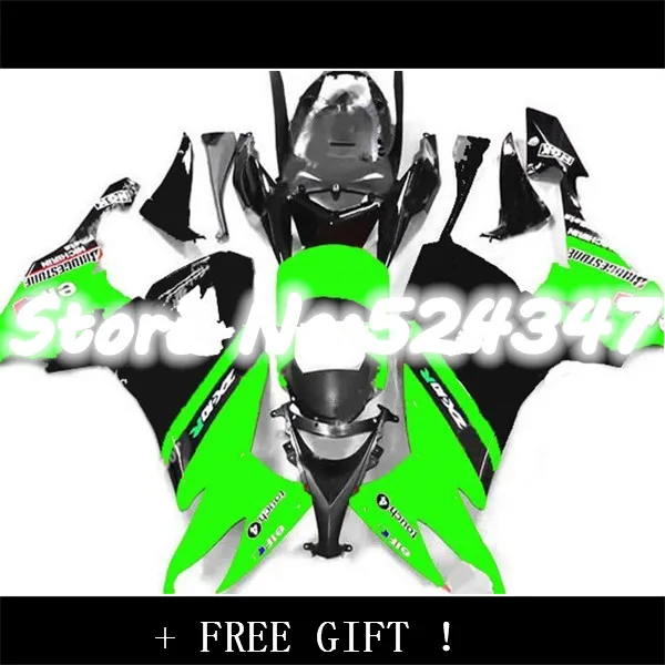 B зеленый черный + для KAWASAKI NINJA ZX-10R 08-10 B219 ZX10R заводской ZX 10R 08 09 10 2008 2009 2010
