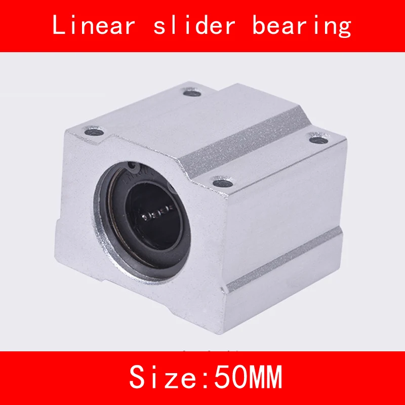 

2 piece/lot SCS50UU 50mm Linear Motion Ball Bearing slider Bushing Linear Shaft for CNC 50mm Linear Shaft
