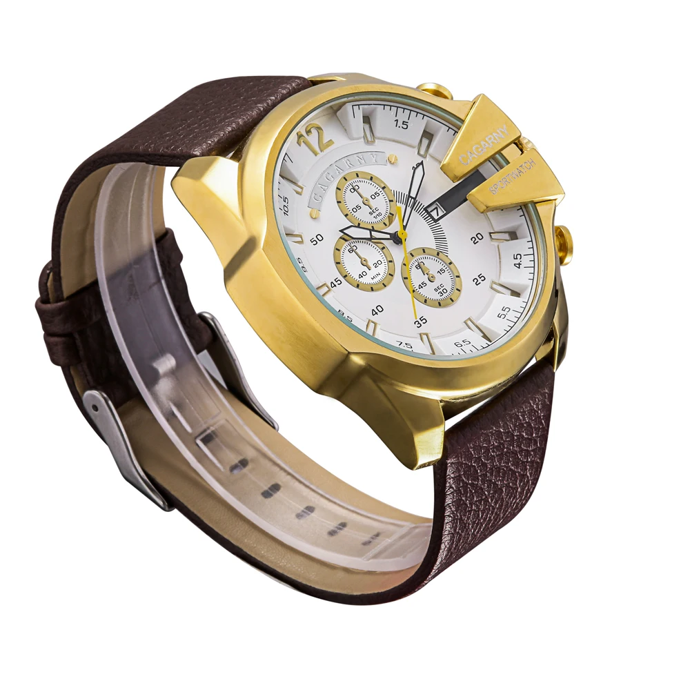 2019 cagarny Men Watches Man Clock 2019 Top Brand Luxury Army Military Steampunk Sports Male Quartz-Watch Men Hodinky Relojes Hombre drop shipping dz male clock new (19)