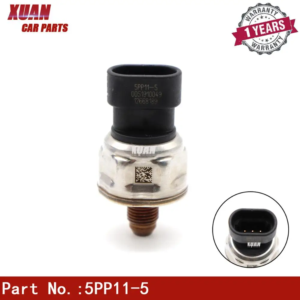 

XUAN High Quality Fuel Rail Pressure Regulator Sensor Common Rail Valve Switch 5PP11-5 For Cadillac Chevrolet 5PP11 5 5PP115