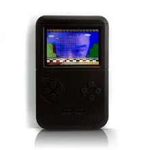 Мини портативная игровая консоль 8 бит 2,6 дюймов lcd цветной детский игровой плеер встроенный 300 игр перезаряжаемый аккумулятор GQ1