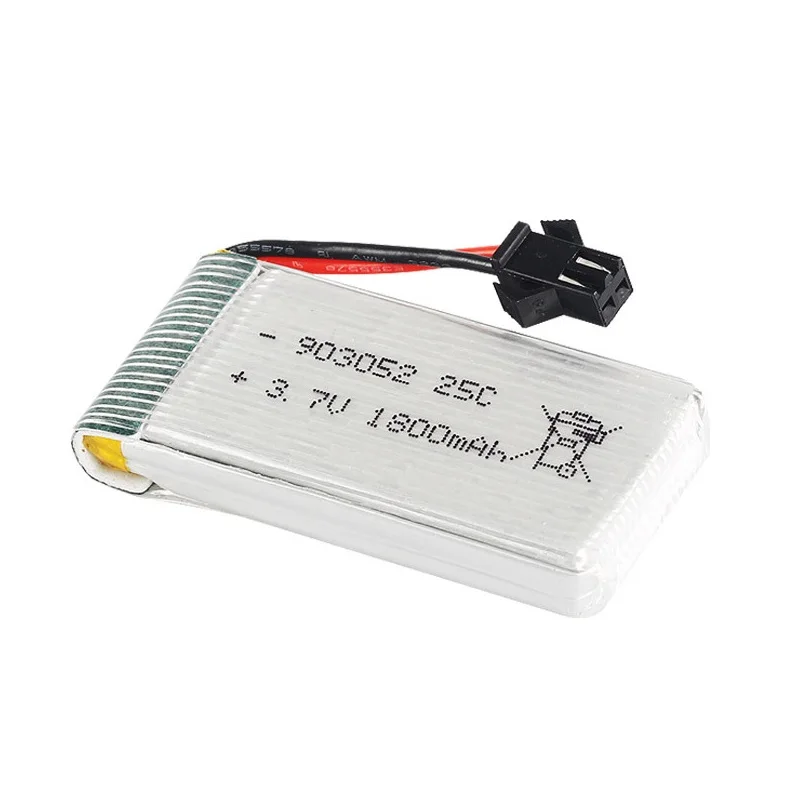 10pcs1800mAh 3,7 v lipo Батарея для KY601S SYMA X5 X5S X5C X5SC X5SH X5SW X5UW X5UC M18 H5P H11D H11C T64 T04 T05 F28 F29 T56 T57 - Цвет: Белый