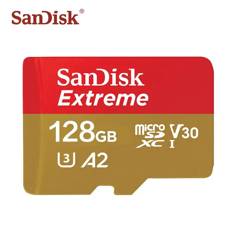 Карта памяти SanDisk 64 Гб micro sd класса 10 Microsd 16 Гб флэш-памяти 32 Гб Экстрим V30 U3 4K UHD TF карта tarjeta micro sd 128 ГБ - Емкость: 128GB