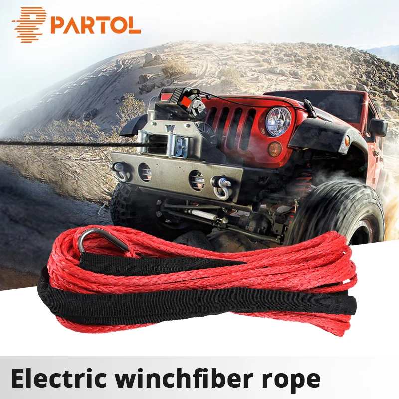 Partol 7000LBS 12 M الاصطناعية حبل رفع حبل للسحب كابل خط مع هوك الأحمر الأسود الأخضر للمركبة UTV مركب مقطورة الشاحنات Partol 7000LBS 12 M الاصطناعية حبل رفع حبل للسحب كابل خط مع هوك الأحمر الأسود الأخضر للمركبة UTV مركب مقطورة الشاحنات