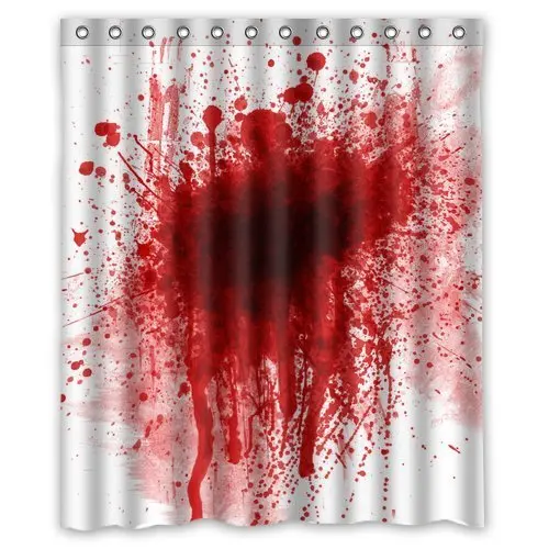 

Honey Day House Blood Waterproof Shower Curtain 60x72 Gift Choice