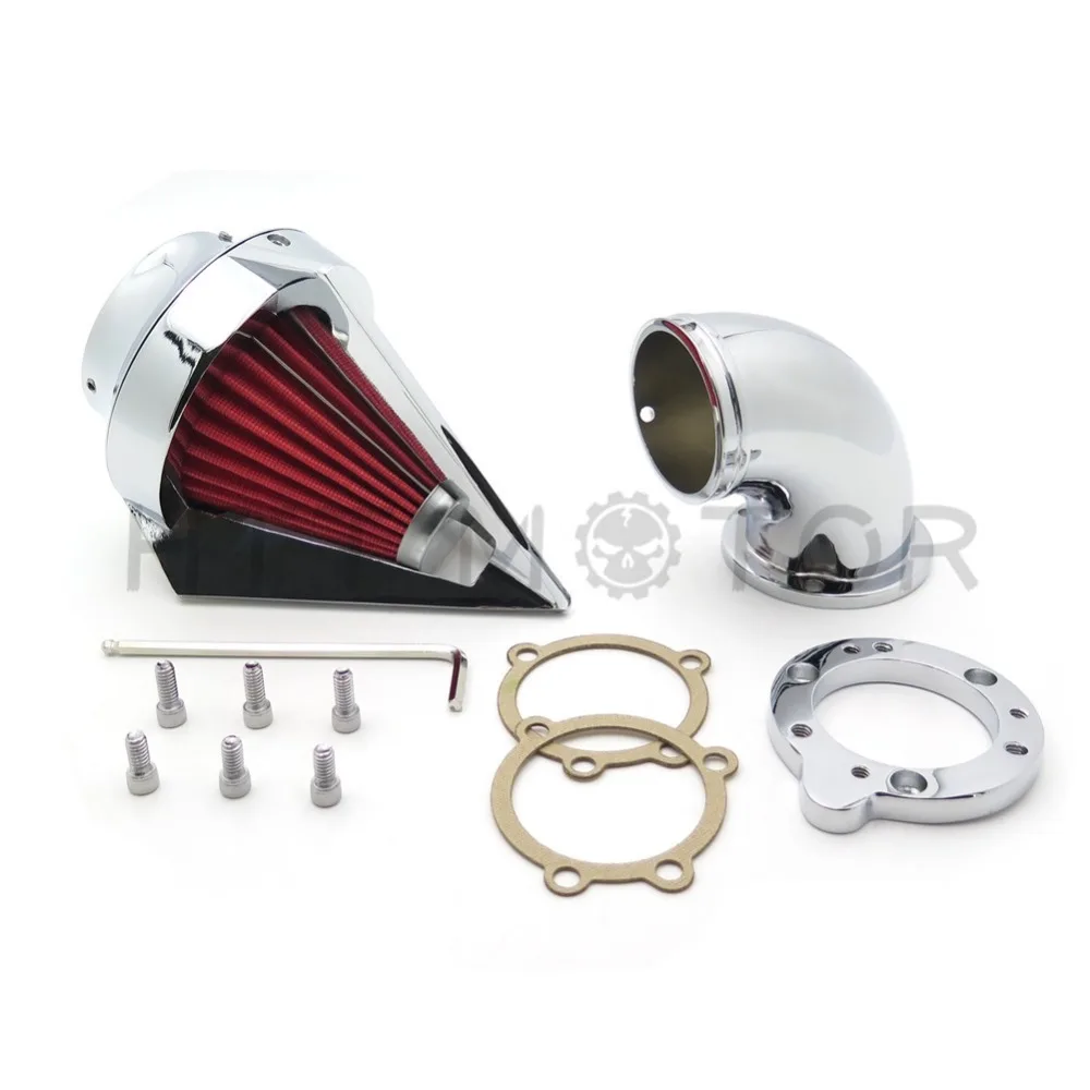 Aftermarket free shipping motorcycle parts Cone Spike Air Cleaner intake for S&S custom CV EVO