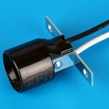 7 шт. E17 круглые светодиодные лампы свет гнездо 250 v 75 Вт 35 см провода