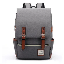 Унисекс рюкзаки для ноутбука, Большая вместительная Холщовая Сумка для компьютера, Повседневная Студенческая школьная сумка, рюкзаки для путешествий, женские рюкзаки