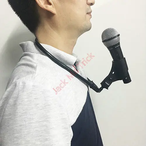 

Neck Microphone Holder (Lock) - Magic Trick, Gimmick, Props