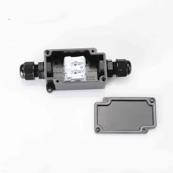 

IP65 Outdoor Waterproof Junction Box with Push-in Terminal Blocks for Lighting Cable