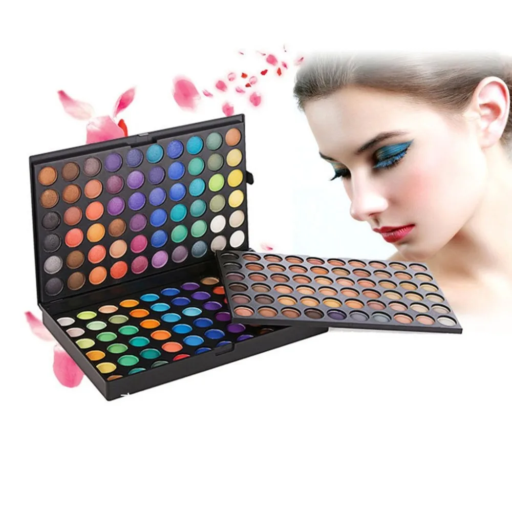 

180 colors makeup eye shadow palette shimmer Matte Luminous Glitter eye shadow makeup tool Kit Set Box
