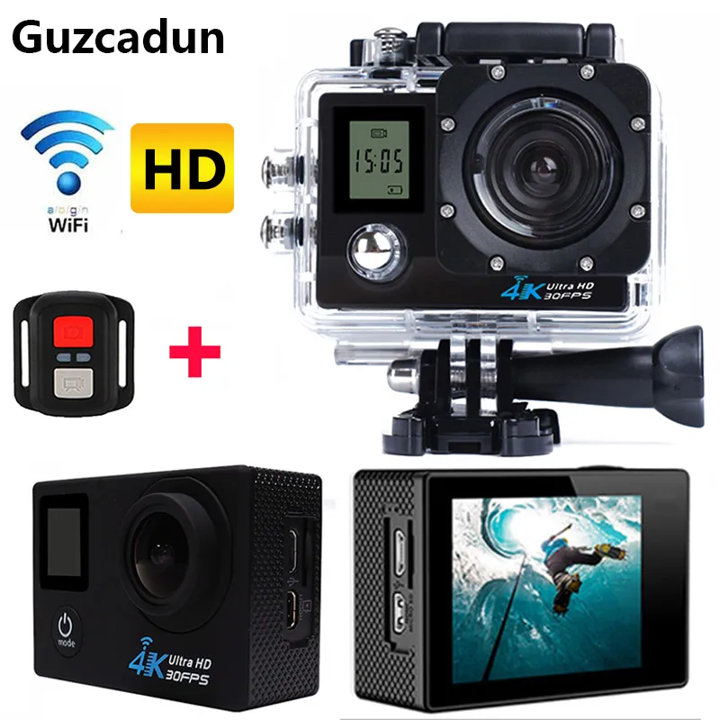 Action Camera Wifi Outdoor Waterproof Camera Remote control Underwater Diving Bicycle cam Wifi Sport 4K Cameras Helmet cam