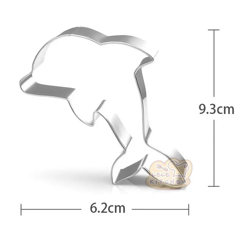 Дельфин формочки для печенья океанские животные из нержавеющей стали Формочки для печенья инструменты для выпечки тортов
