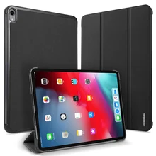 Flip Case For Apple iPad Pro 12.9 2018 PU Leather Bumper Protective Kickstand Auto Sleep Wake Up Cover Table Stand Tablet Bag protective flip open pu case w stand auto sleep for 8 asus fonepad 8 fe380cg red