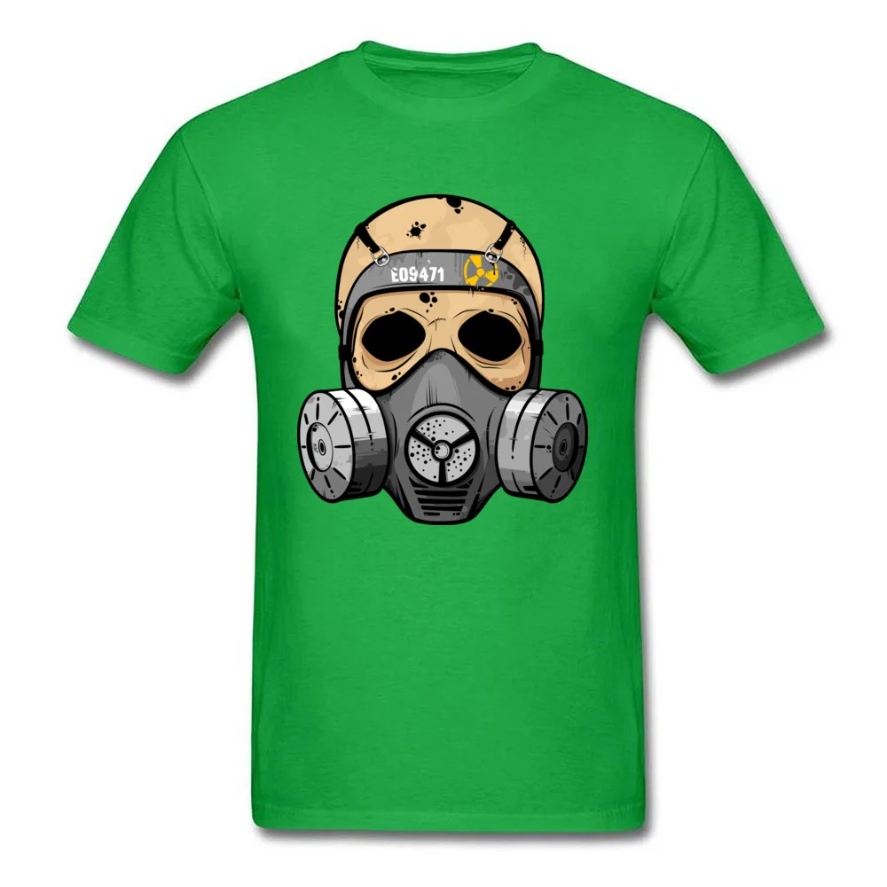 Gas mask skull_green