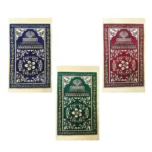 65x110 см Рамадан, Исламская мусульманская молитва, коврик, этнический дворцовый цветочный принт, Золотая Серебряная проволока, украшение для мечети, ковер с кисточкой