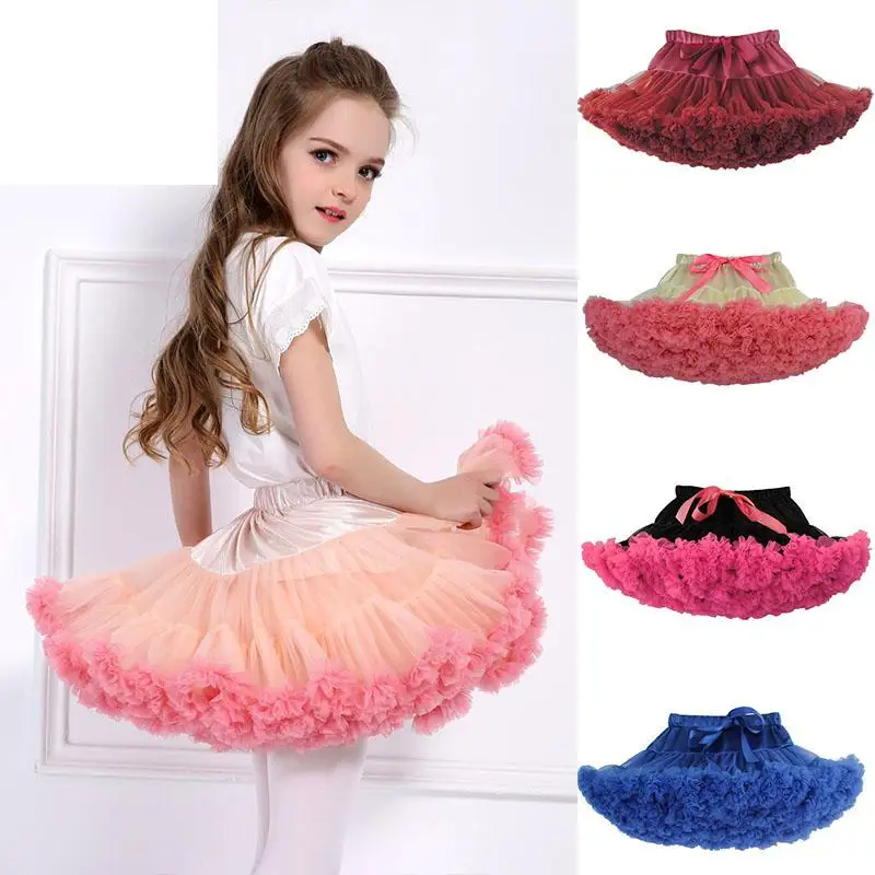 

Tutu Skirt For Girls 2019 Spring Autumn Little Baby Girl Party Dancing Skirt Toddler Girl Student Gift 1to 15 Years Tutu Fille