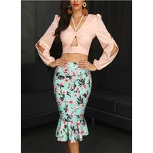 *#Best Price Sexy Women Slim Skirt 2019 Floral Print Pencil Skirts Solid High Waist Ruffles Ladies Summer Party Club Vestido de fiesta D30 *#Best Price Sexy Women Slim Skirt 2019 Floral Print Pencil Skirts Solid High Waist Ruffles Ladies Summer Party Club Vestido de fiesta D30
