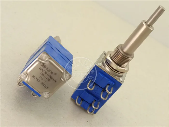 Original new 100% Mexico import 88A2DG44BA0524 10K-10K 149-1 double tone dual potentiometer 10K (SWITCH)