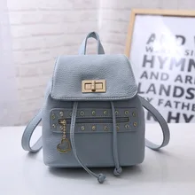 Новый высокое качество женская обувь из PU искусственной кожи Школьные сумки решетки алмаза замок путешествия рюкзак для женщин модная женская сумка-мешок BP050