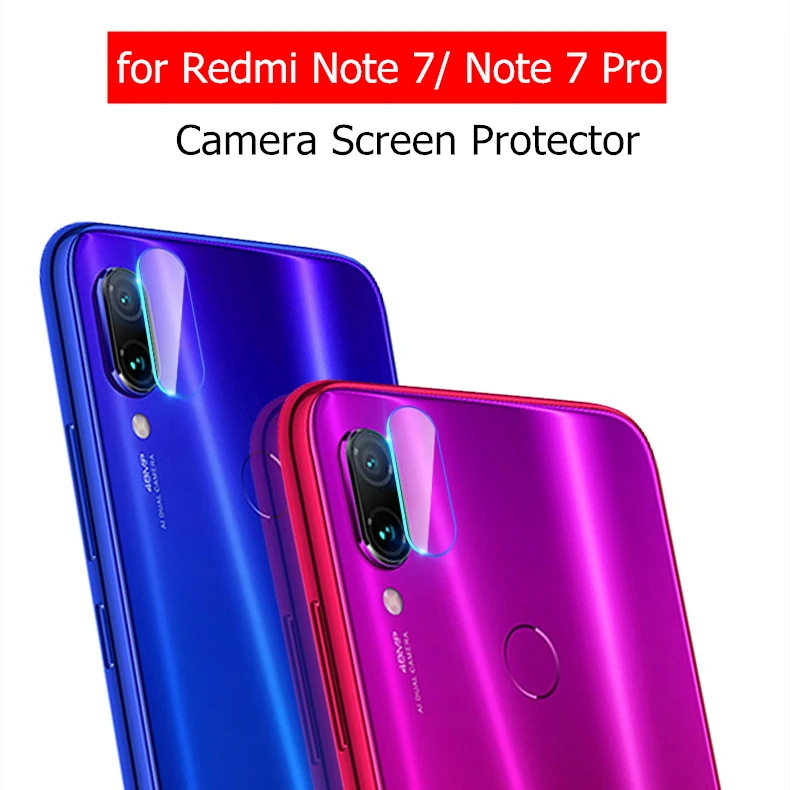 

2pcs for Xiaomi Redmi Note 7/ Note 7 Pro Camera Screen Protector Back Camera Glass Lens Tempered Glass Protector Film