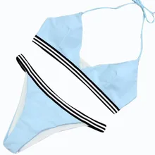 MUQGEW, дышащий купальник, женская одежда для плавания, Двухсекционный однотонный сексуальный раздельный купальник, бикини, купальный костюм, пляжная одежда, Лидер продаж#0102