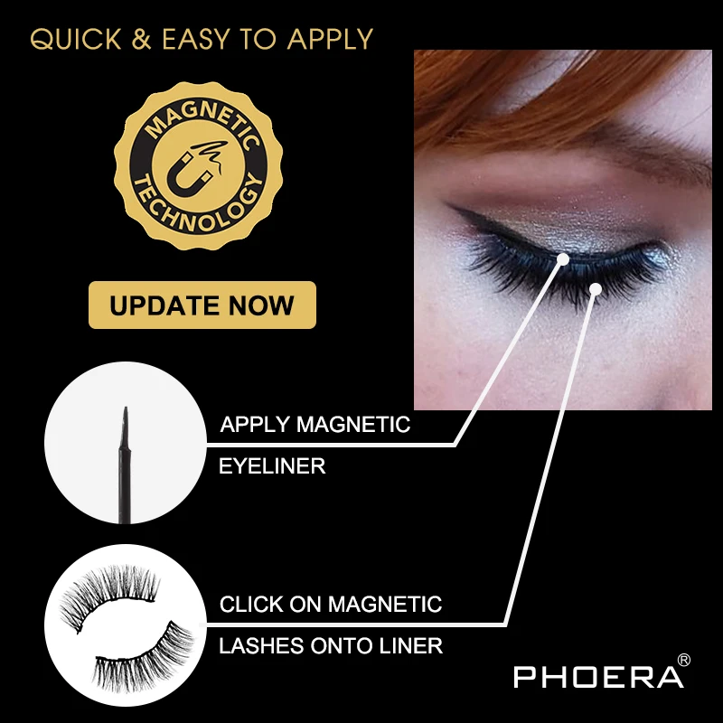 Magnetic False Eyelashes Eyeliner Liquid Gel Eyeliner Set Waterproof Long Lasting Eye Makeup Kit Magnetic False Eyelashes Eyeliner Liquid Gel Eyeliner Set Waterproof Long Lasting Eye Makeup Kit
