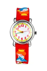 WL Марка учитель маленьких мальчиков детская первые Наручные детские часы персонажа из мультфильма 3D Замок принцессы Детские часы для для