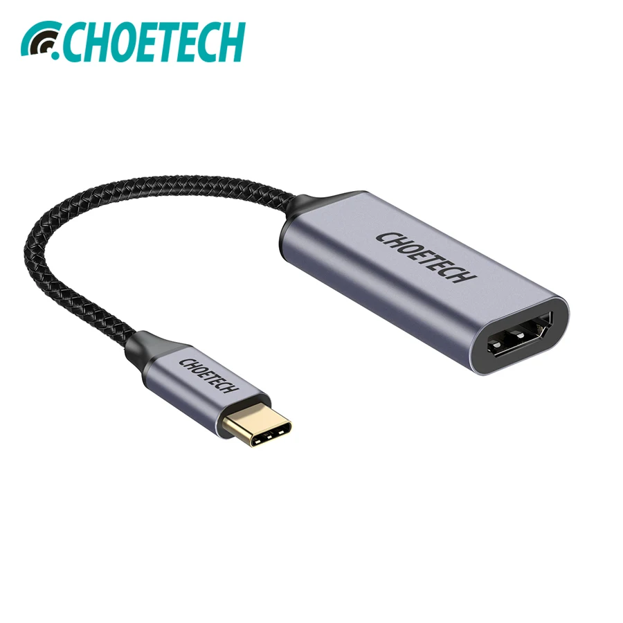 

USB C to HDMI CHOETECH 4K@60Hz USB Type C hub to HDMI Adapter Cable Thunderbolt 3 Compatible To 1080p MacBook Pro Galaxy s9 Hub