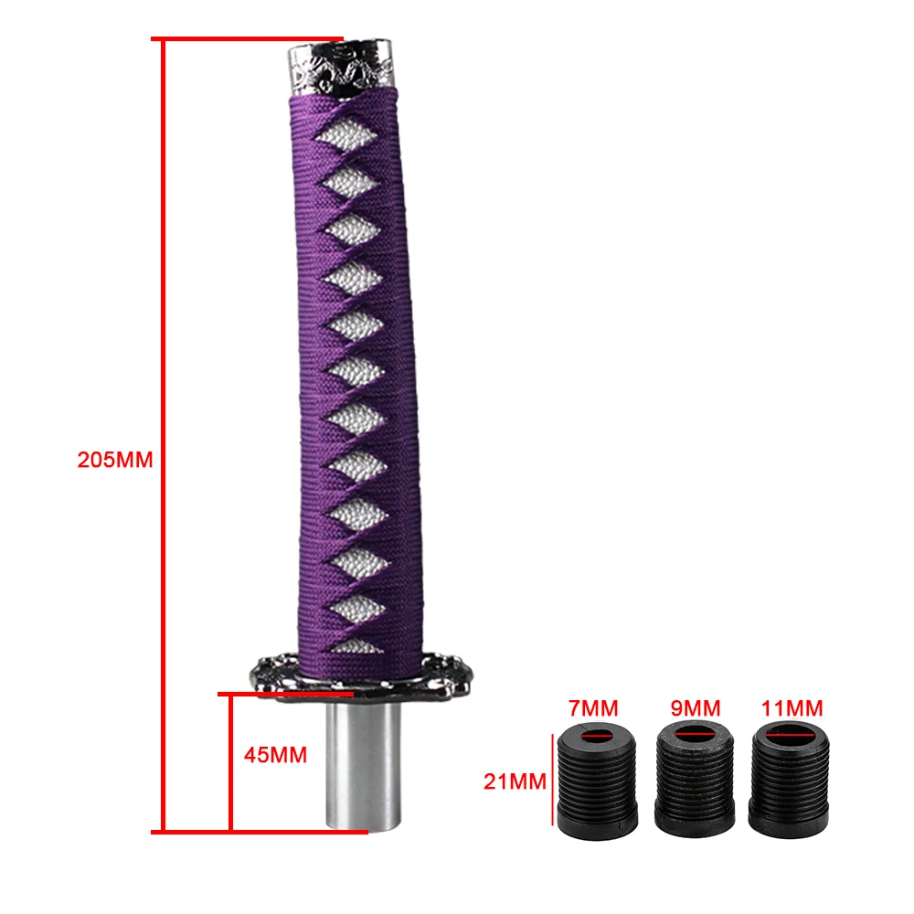 R-EP, автомобильный универсальный самурайский меч, ручка переключения передач 25 см, катана, ручка переключения передач для автомобиля, запасные части