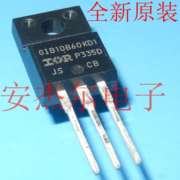5pc IRGIB10B60KD1 transistor IGBT tube GIB10B60KD1 TO220F