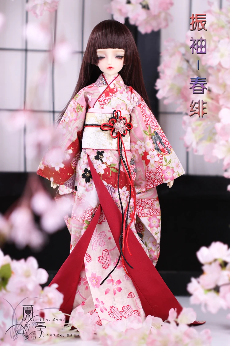 1/3 1/4 1/6 BJD SD куклы ткани кимоно для 1/3 1/4 1/6 тонкий bjd куклы кимоно ткань