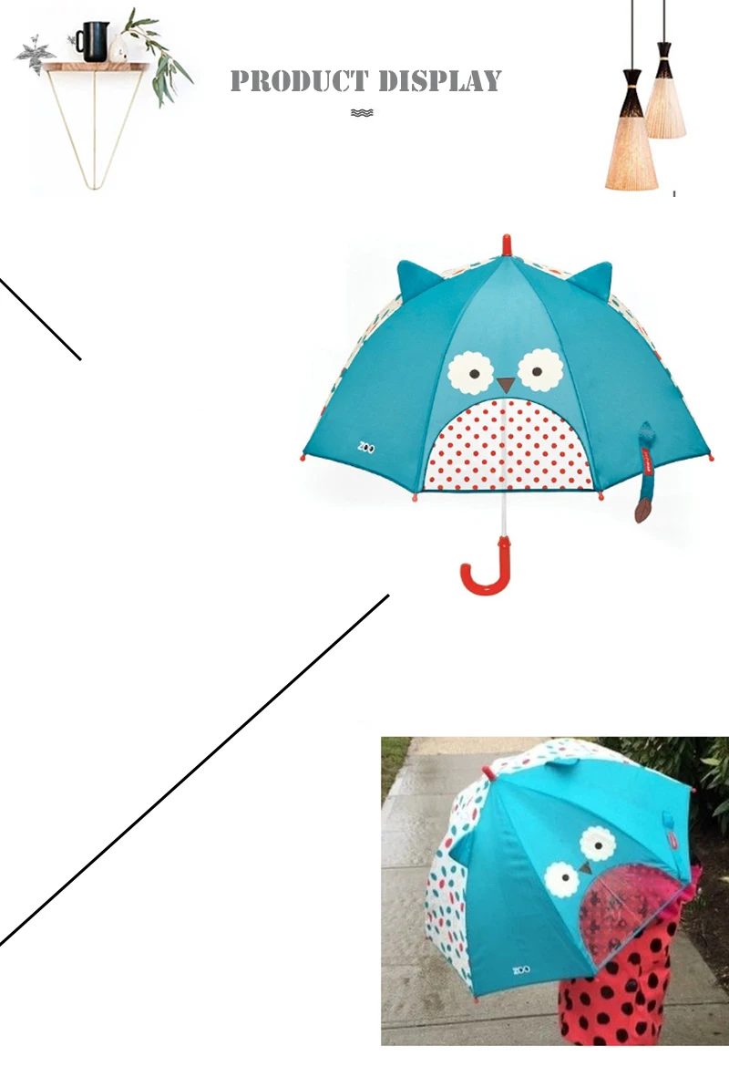 Милый мультяшный зонтик для детей, девочек и мальчиков, прозрачный зонтик, детский аниме, длинный единорог, собака, искусство Akulu Cocuk Arabalari Usefull 783