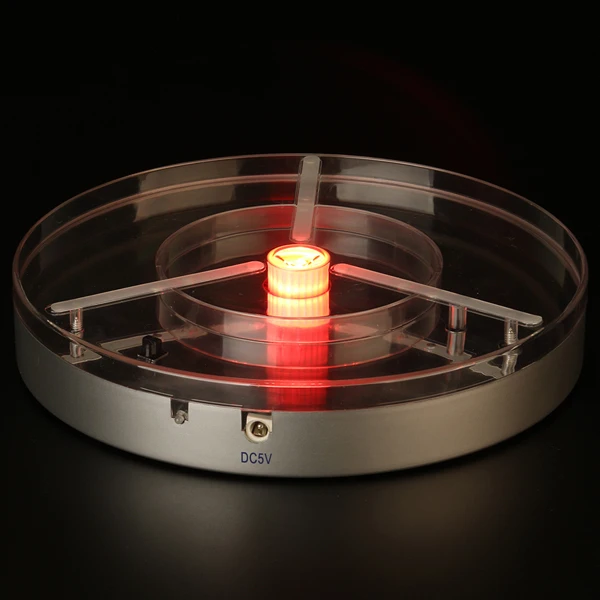 8inch led light base red