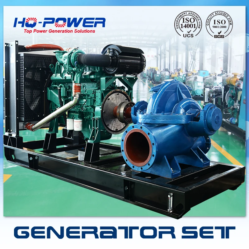 yuchai engine 300kw 400 kva farm use water pump diesel generatorin