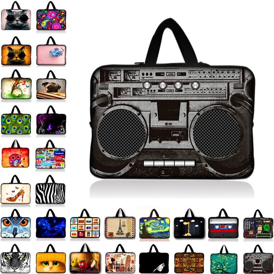 

9.7 10 12 13 14 15 17.3 17.4 Cat Notebook Sleeve Computer Laptop Bag 10.1 11.6 13.3 15.4 15.6 For Samsung Lenovo Asus Dell #S