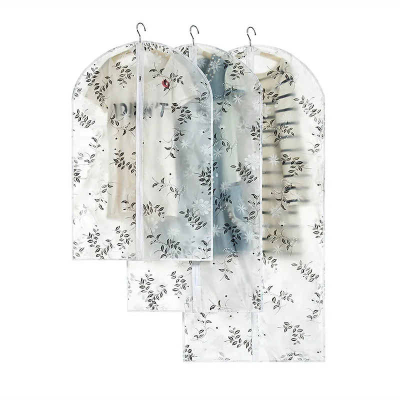 1 шт. водонепроницаемый пылезащитный чехол для одежды компактный пылезащитный чехол для хранения Организатор одежды грибков костюм пылезащитный чехол s