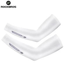 ROCKBROS УФ защитный рукав для велоспорта теплые велосипедные баскетбольные рукава для бега мужские и женские спортивные гетры