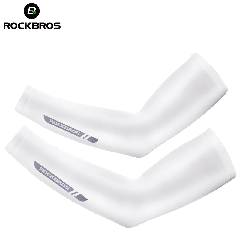 

ROCKBROS UV Protect Cycling Arm Sleeve Warmer Bike Bicycle Basketball Running Arm Sleeves Men Women Sports Arm Leg Warmers Cover